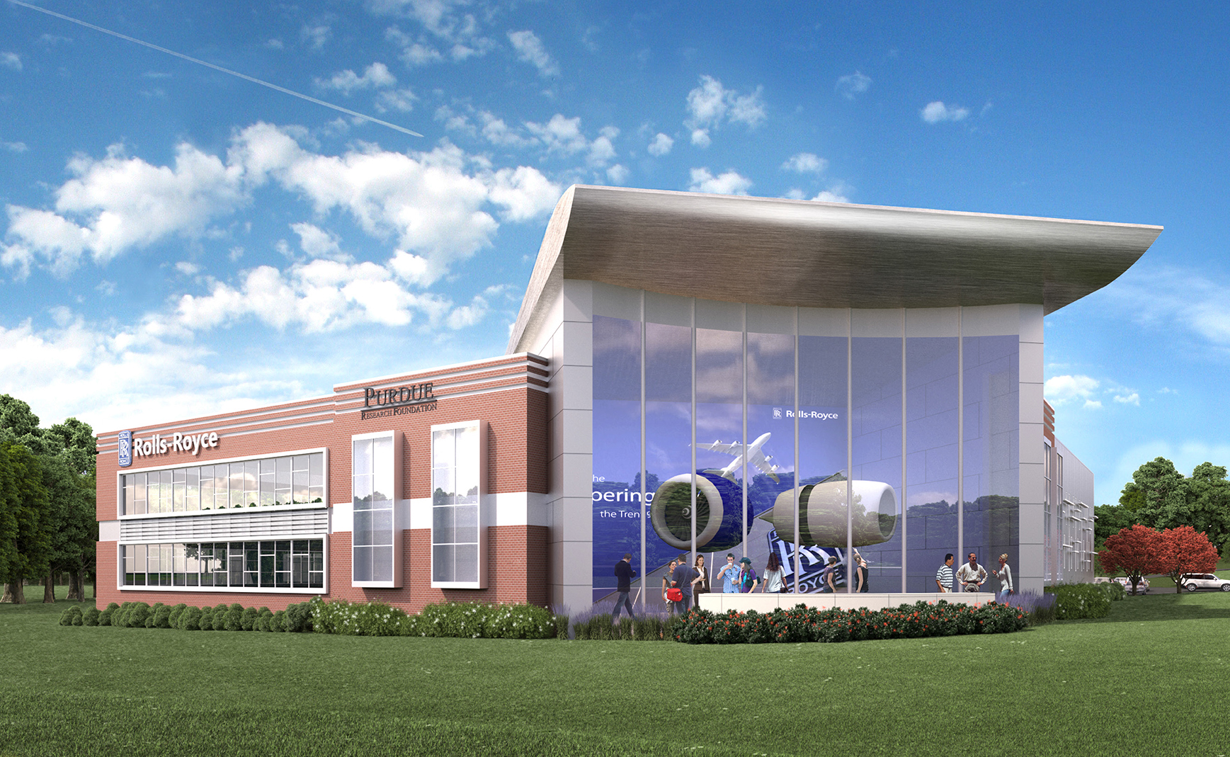Purdue Research Park building rendering